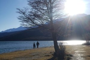 tarde en los lagos fueguinos